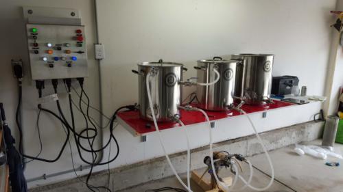 Brewing setup from another angle.